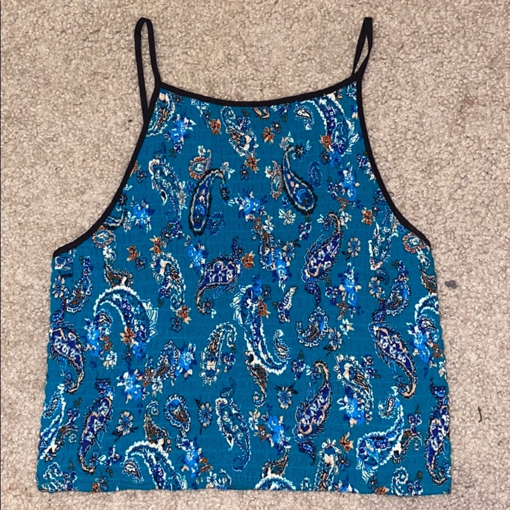 Halter neck tank top